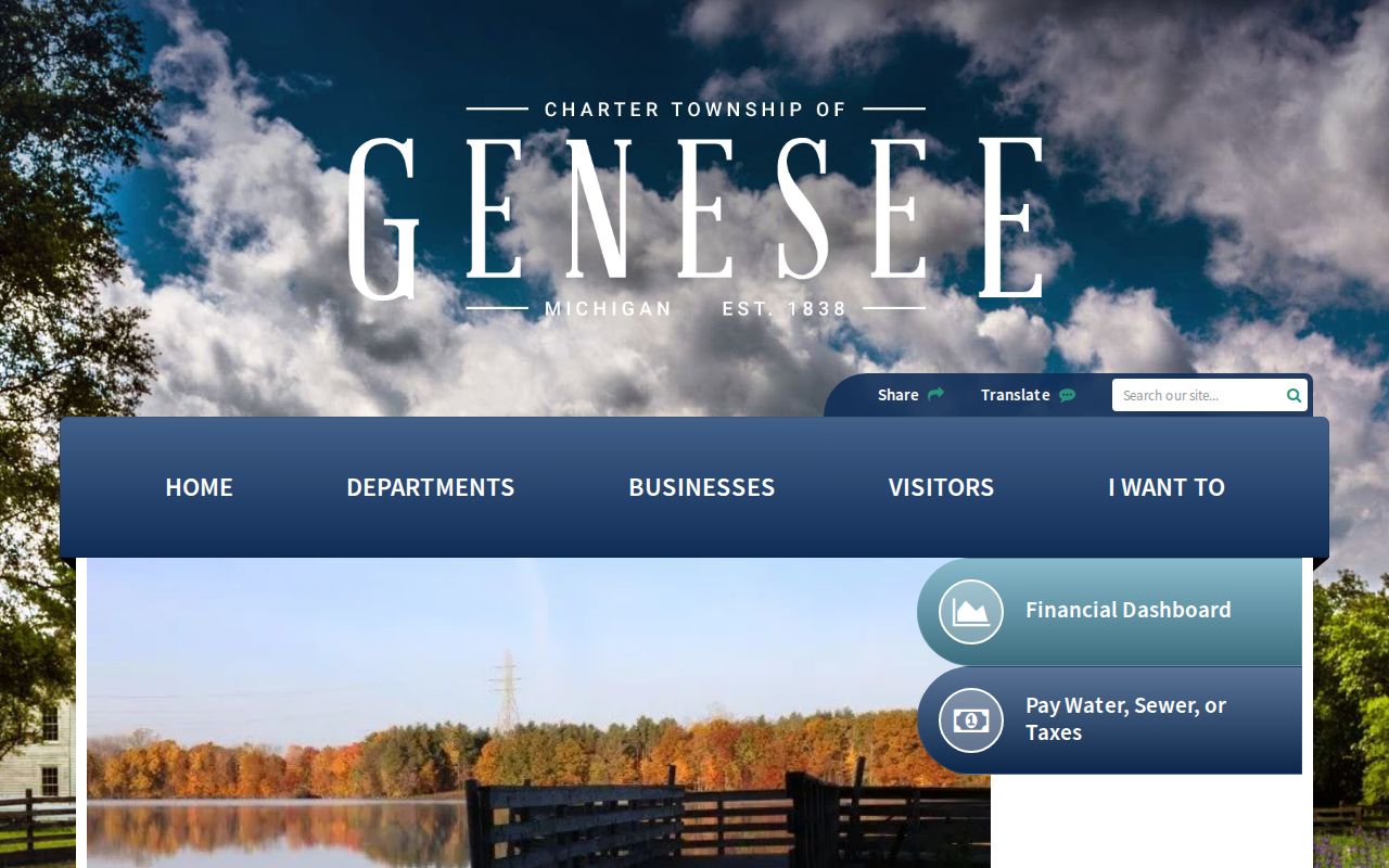 Genesee Township residents directory official township homepage