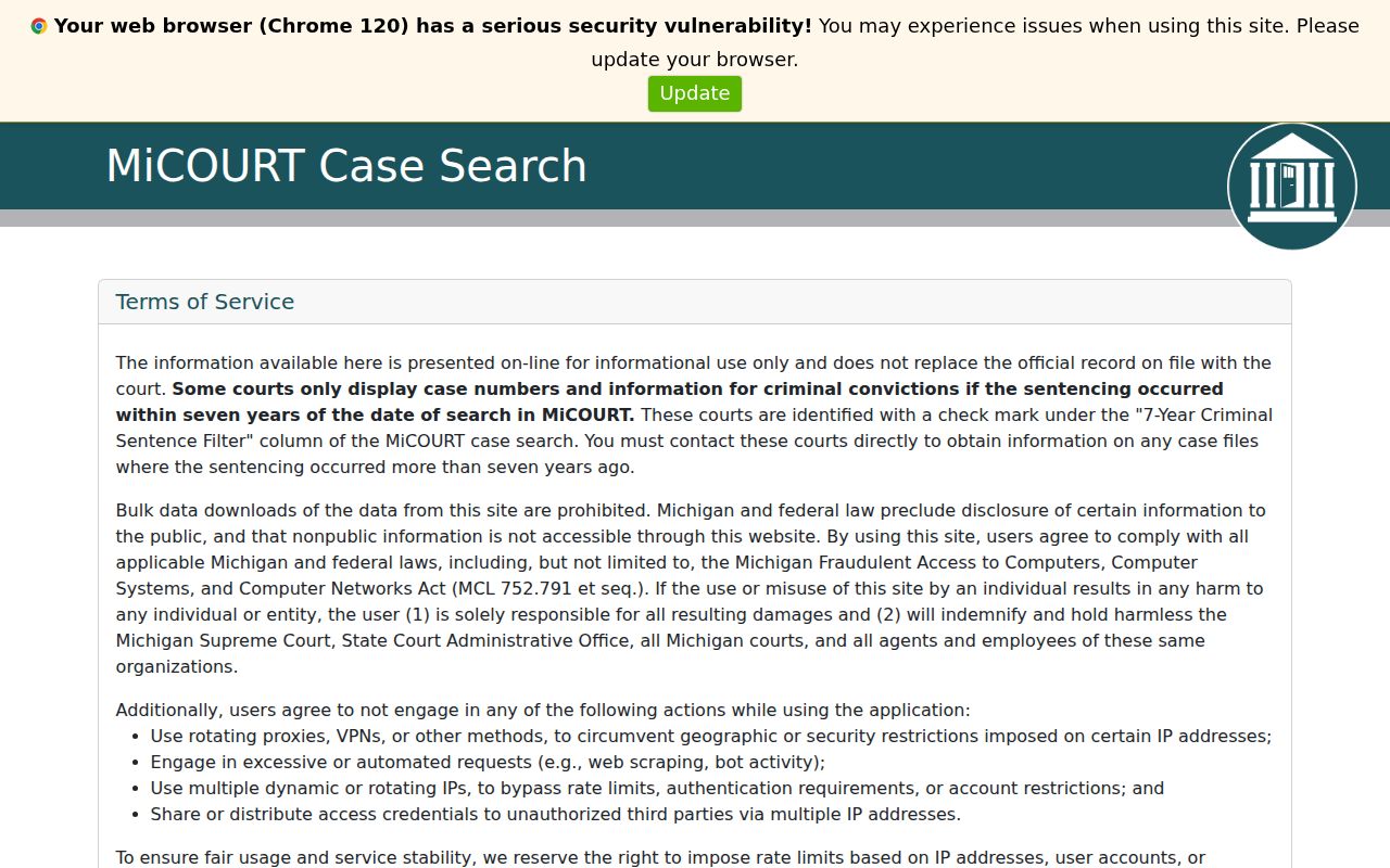 Genesee Township residents directory Michigan court search